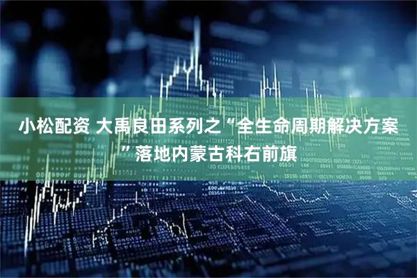 小松配资 大禹良田系列之“全生命周期解决方案”落地内蒙古科右前旗