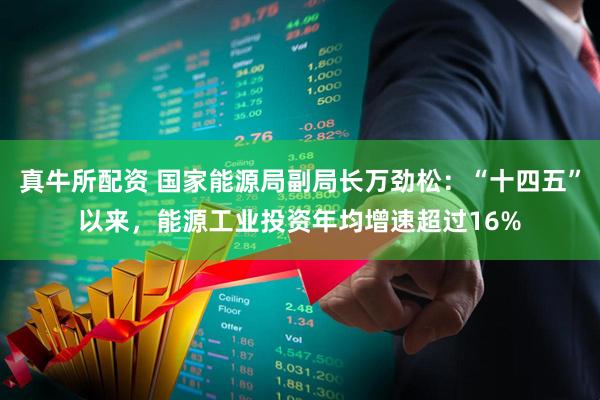 真牛所配资 国家能源局副局长万劲松：“十四五”以来，能源工业投资年均增速超过16%