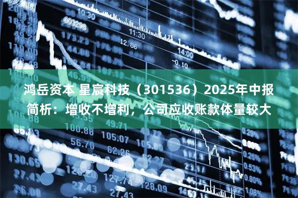 鸿岳资本 星宸科技（301536）2025年中报简析：增收不增利，公司应收账款体量较大