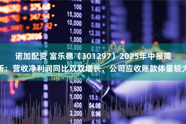 诺加配资 富乐德（301297）2025年中报简析：营收净利润同比双双增长，公司应收账款体量较大